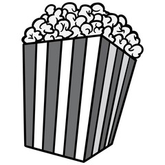 Popcorn Illustration