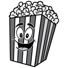 Popcorn Mascot Illustration
