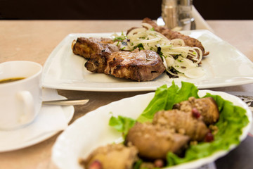 ресторанная еда