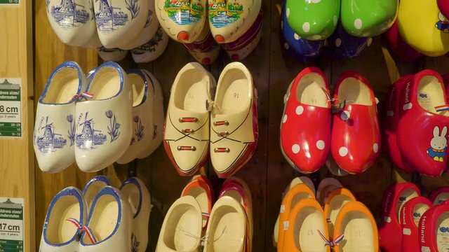 2042_COlorful_and_different_designs_of_wooden_shoes.mov