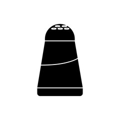 salt bottle icon over white background vector illustration