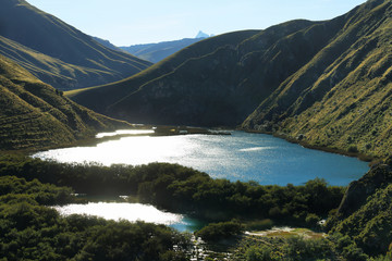 Papacocha lakes in Nor Yauyos Cochas, Peru