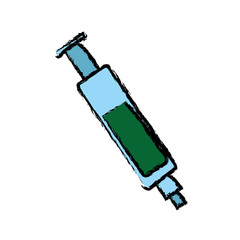 injection icon over white background vector illustration