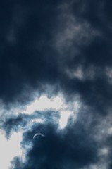 Solar Eclipse 2017 event in South Carolina sky