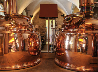 Fototapeta Browar restauracyjny w Rathaus Brauerei w Lucernie, Szwajcaria obraz