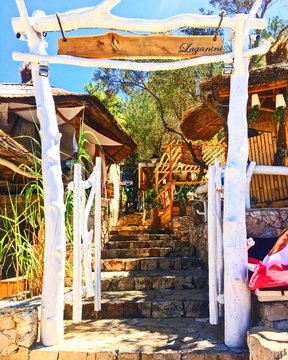 Gateway to the island off Split