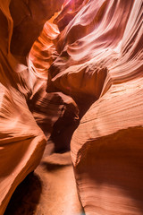 Slot canyons in Page, Arizona