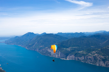 Paragliding in the Mountains