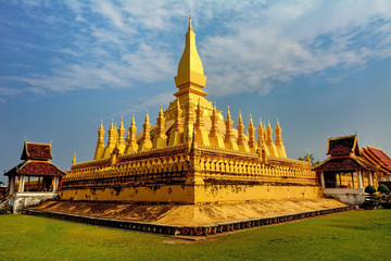 Laos Vientiane Pha That Luang temple