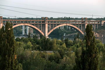 Arched bridge