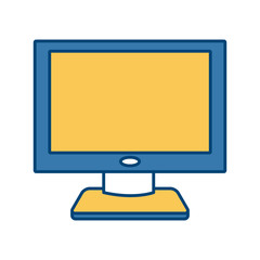 computer commerce internet delivery technology device vector illustration