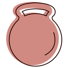 weight lifting gym icon vector illustration design