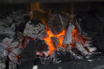 Stove on charcoal