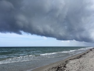 impressive storm approaching Delray Beach, Florida