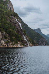 Lysefjord waterfall