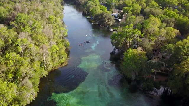 River aerial view