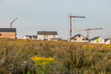 Fototapeta premium Neubaugebiet
