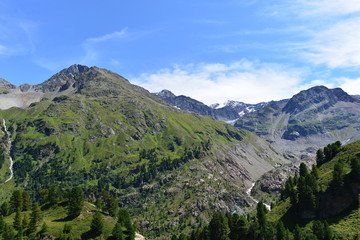Fototapeta na wymiar Kaunergrat Ötztaler Alpen Tirol
