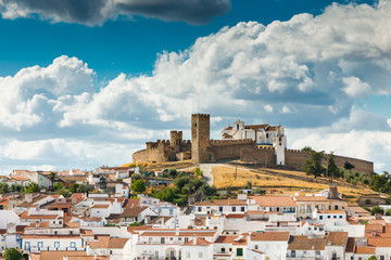 Medieval hilltop castle of Arraiolos. © Analisisgadgets