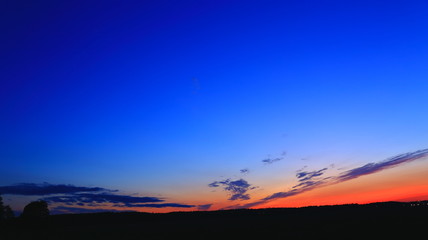 Beautiful sunset view