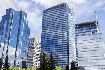 Modern architecture of Calgary