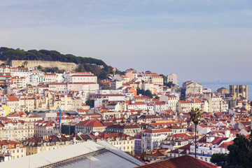 Fototapeta na wymiar Old Town in Lisbon