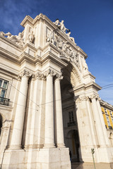Rua Augusta Arch in Lisbon