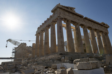 parthenon in acropolis