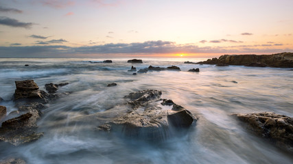 Laguna Beach sunset fading
