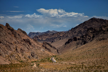 Valley of fire in United States