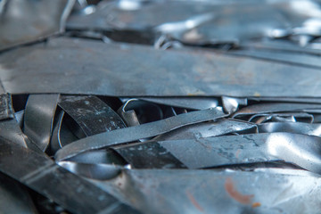 Texture metal pieces steel fragment industrial