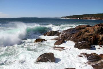 Surf on Ocean Drive, Acadia National Park