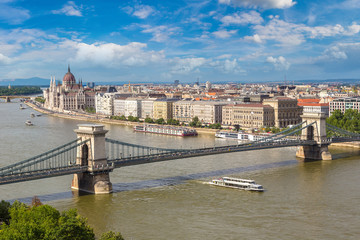 Fototapeta premium Panoramic view of Budapest
