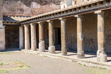 Pompeii city in Italy