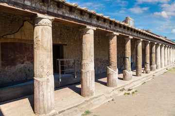 Fototapeta premium Pompeii city in Italy