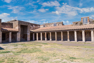 Pompeii city in Italy