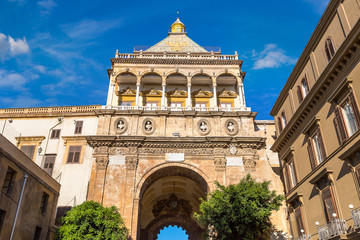 The gate of Porto Nuovo in Palermo