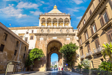 The gate of Porto Nuovo in Palermo