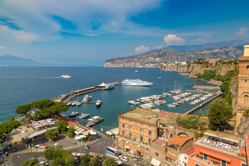 Fototapeta na wymiar Sorrento, the Amalfi Coast in Italy