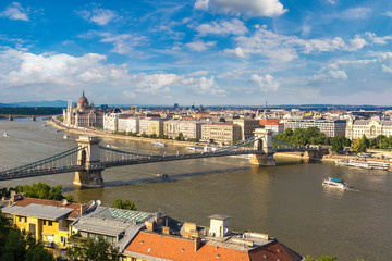 Panoramic view of Budapest