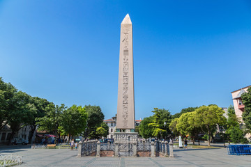 Obelisk of Theodosius in Istanbul - obrazy, fototapety, plakaty