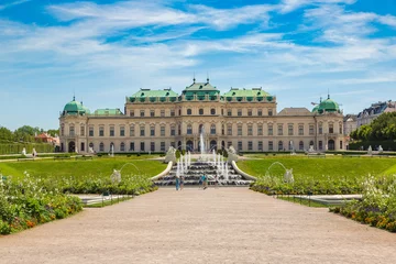 Deurstickers Belvedere Palace in Vienna © Sergii Figurnyi