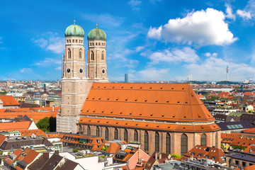 Naklejka premium Cathedral Frauenkirche in Munich