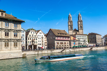 Grossmunster church in Zurich