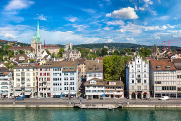Panoramic view of Zurich