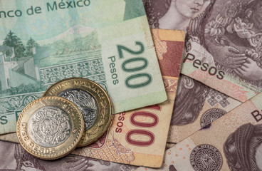 Peso Mexicano, monedas y billetes 