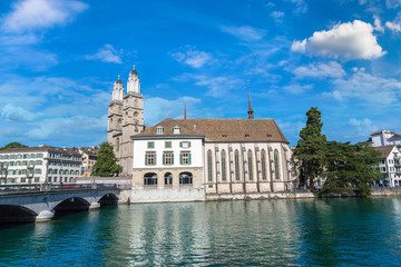 Grossmunster church in Zurich