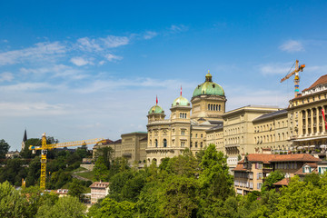 Federal palace of Switzerland in Bern