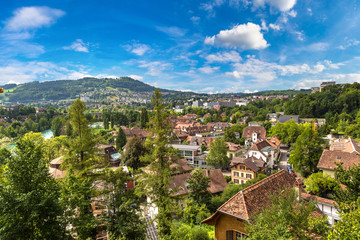 Fototapeta premium Panoramic view of Bern