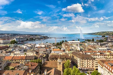 Foto op Plexiglas Panoramic view of Geneva © Sergii Figurnyi